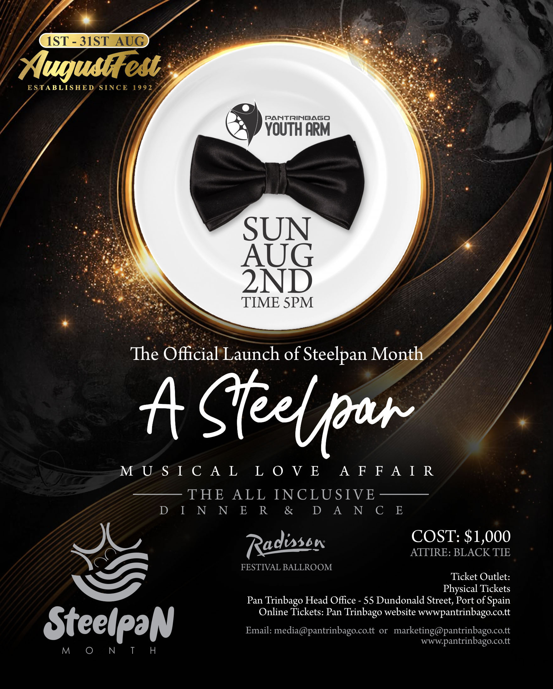 STEELPAN MONTH 2026 - AUGUST FEST