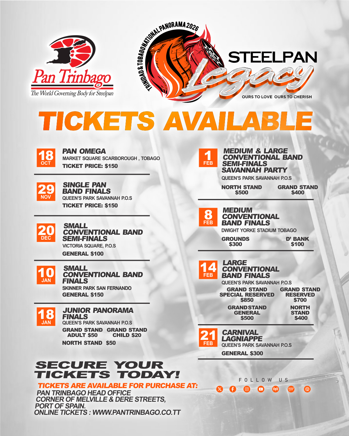 PANORAMA 2026 TICKET PRICES